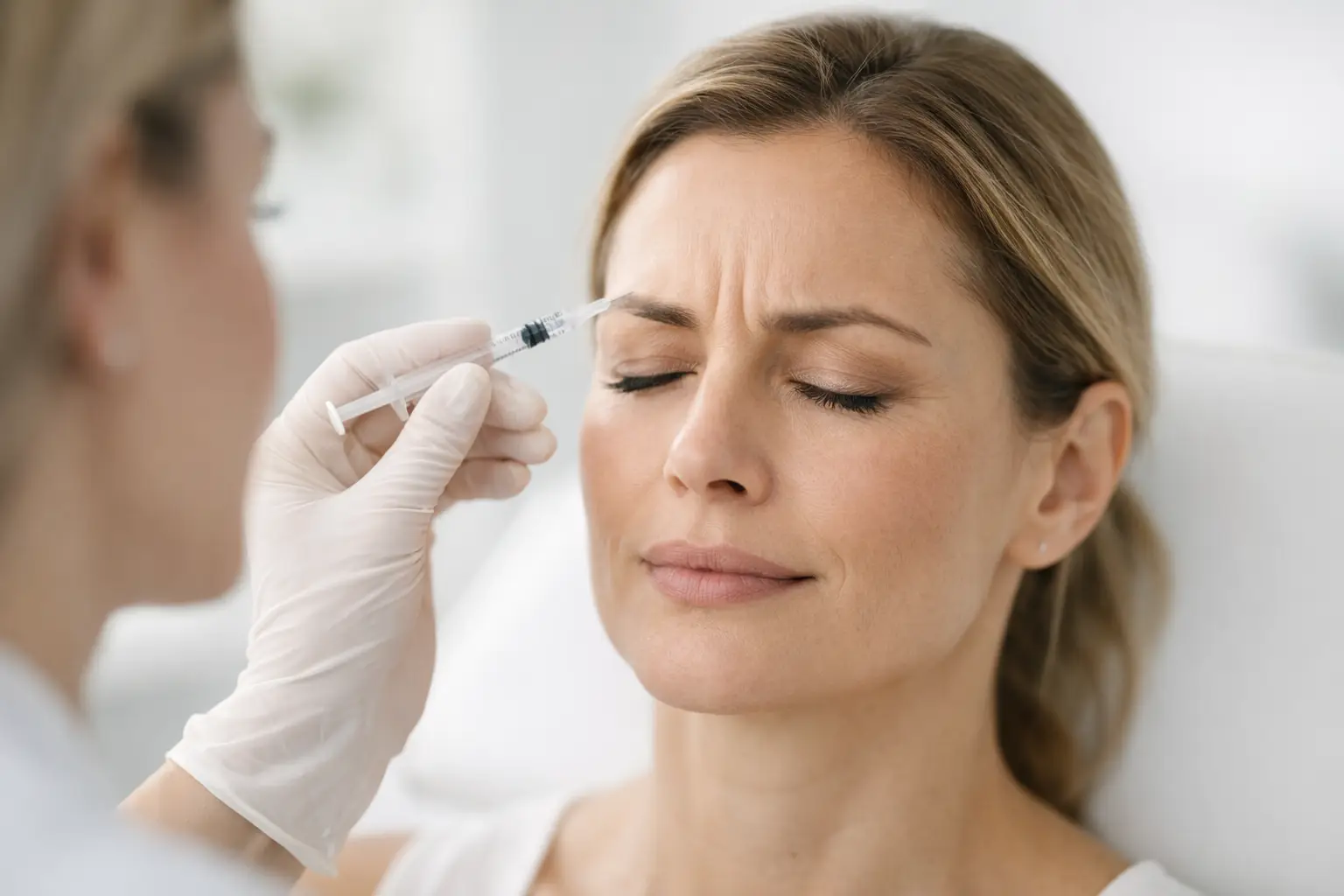 Zornesfalte mit Botox behandeln - was zählt